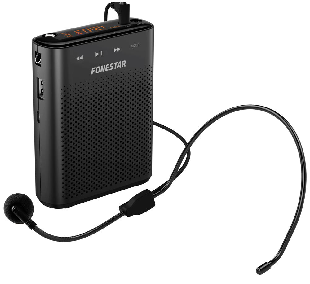 Fonestar ALTA-VOZ 30 Amplificador Altavoz Portatil con Microfono Cabeza Manos Libres ALTA-VOZ 30