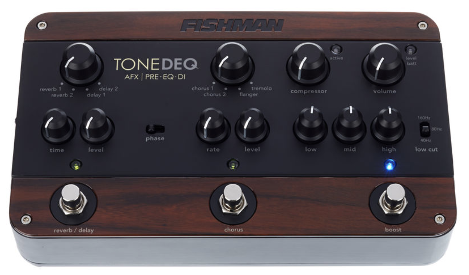 Fishman Tone AFX DEQ Preamplificador para Guitarra Acústica Tone AFX DEQ