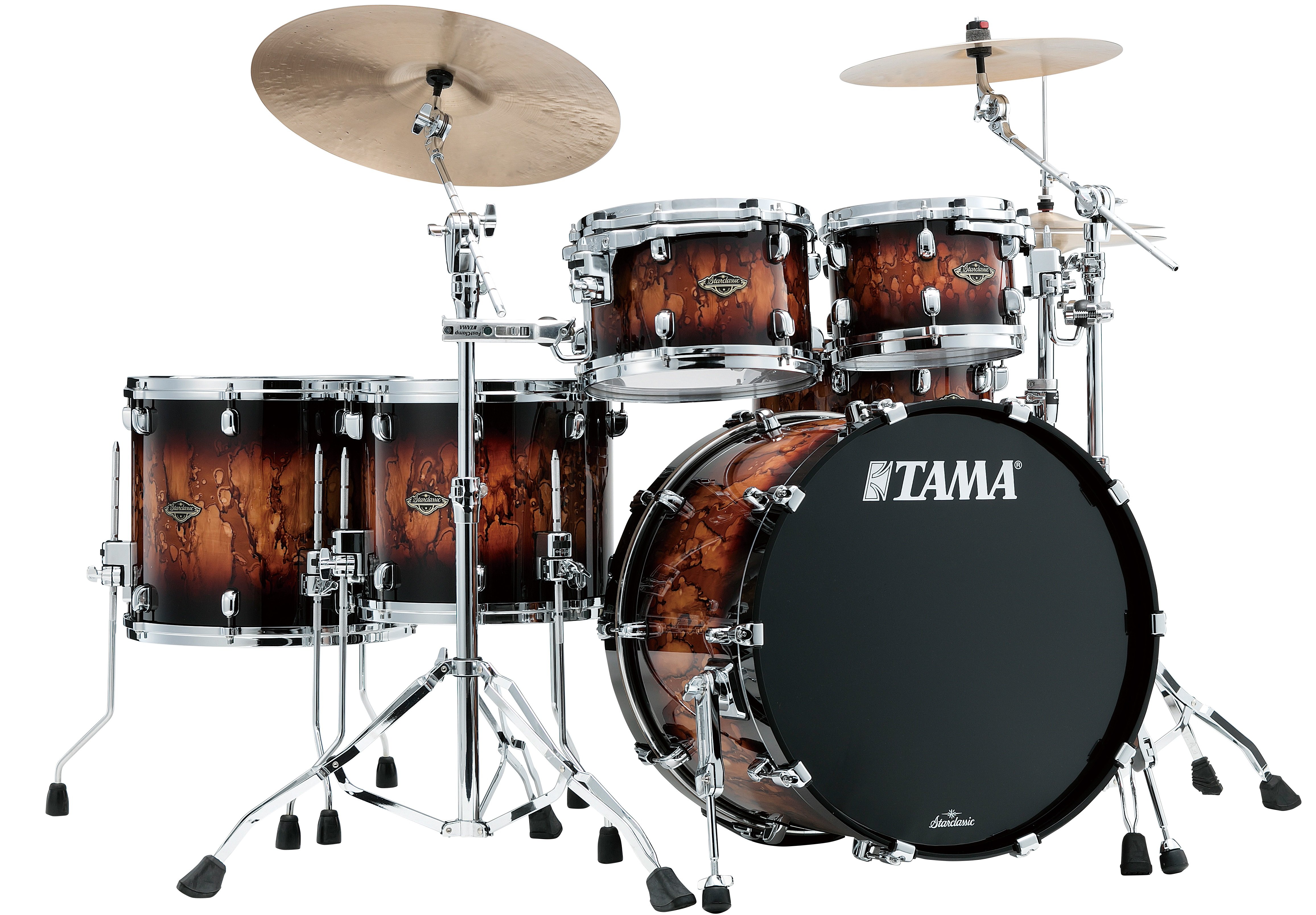Tama WBS52RZS-MBR Starclassic Walnut Molten Brown Burst WBS52RZS-MBR