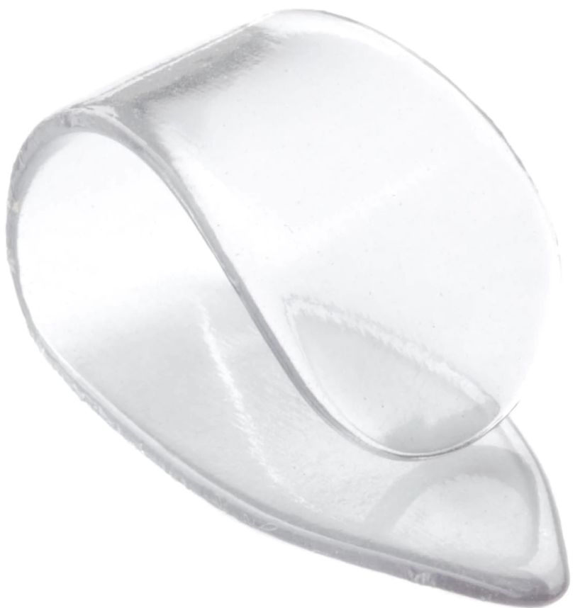 Dunlop Uñero Dedo Pulgar Mediano Transparente Pack 12 Un. 9035R
