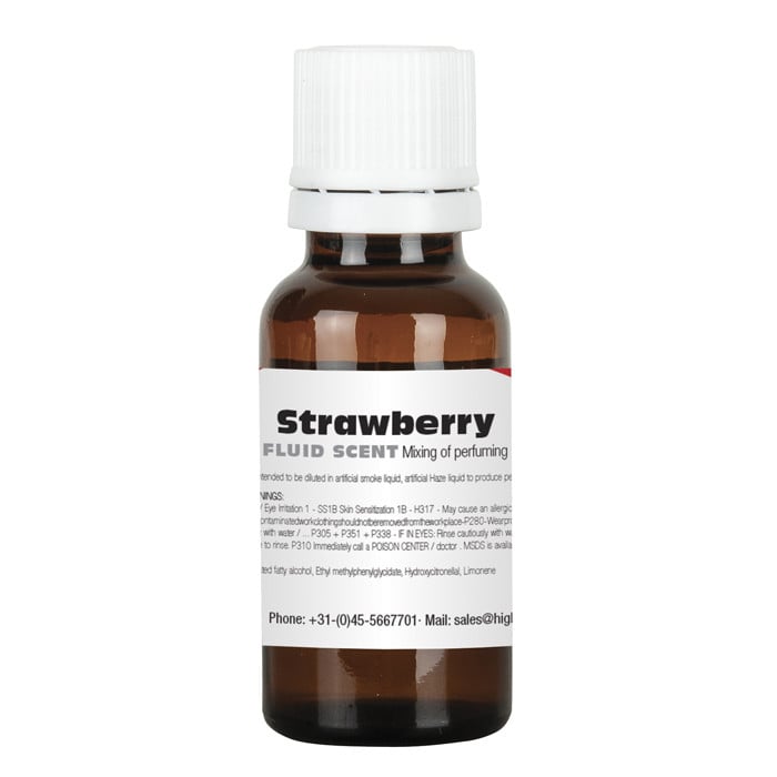 Showtec Fog Fluid Scent Fresa 20ml Fragancia para Niebla Fog Fluid Strawberry