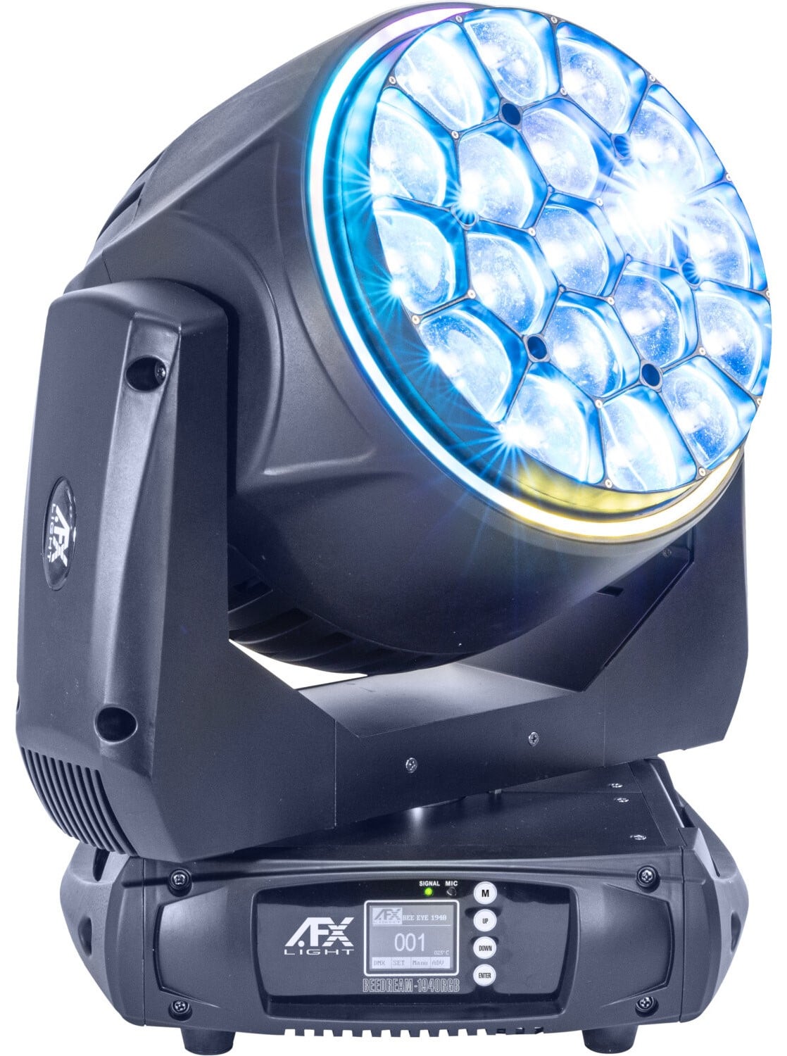 AFX BEEDREAM-1940RGB Cabeza Móvil Beam MULTI BEAM MOVING HEAD AND LED RING 19X40W RGB