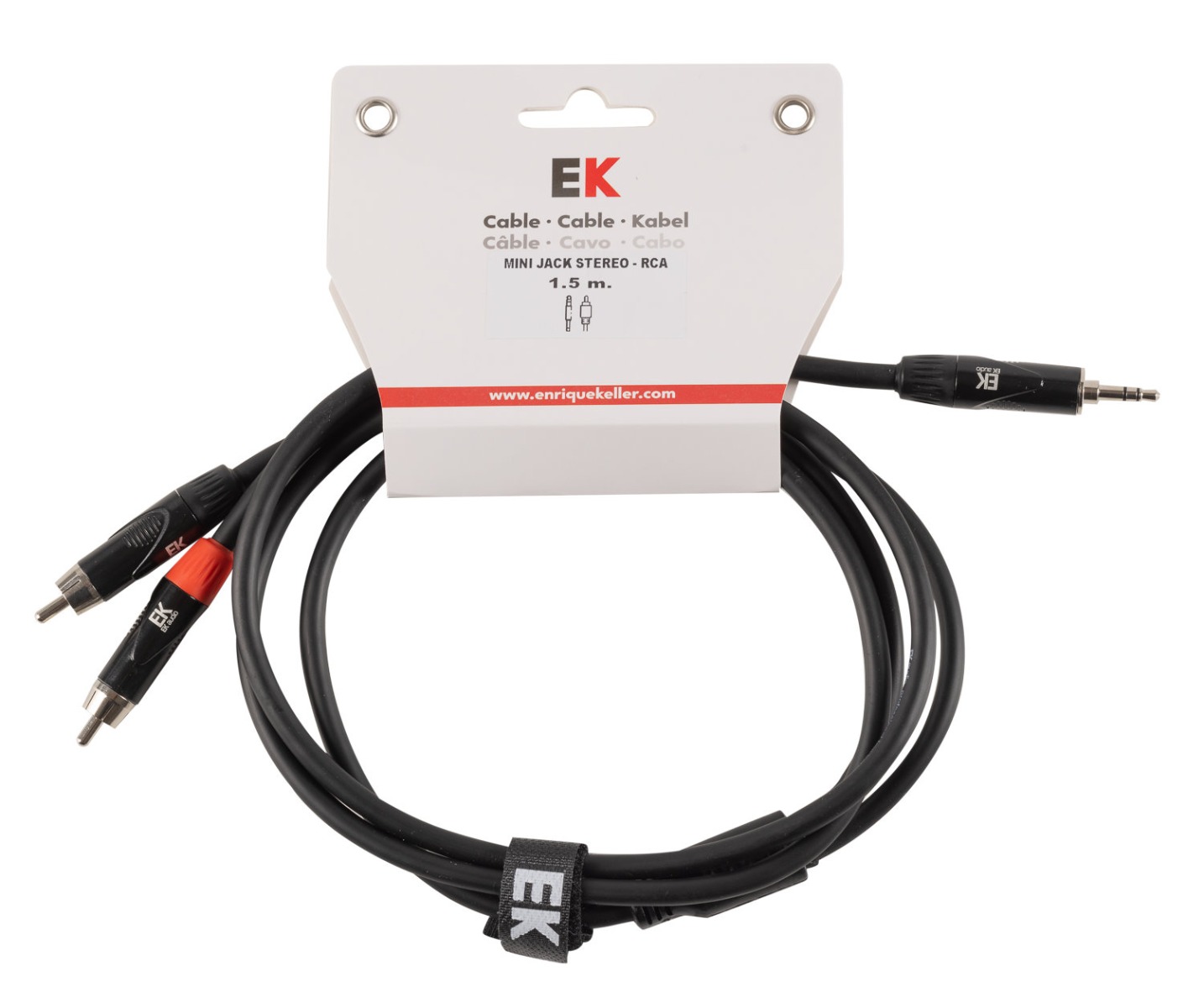 EK Audio Cable Mini Jack - Rca 3 Metros PY0013