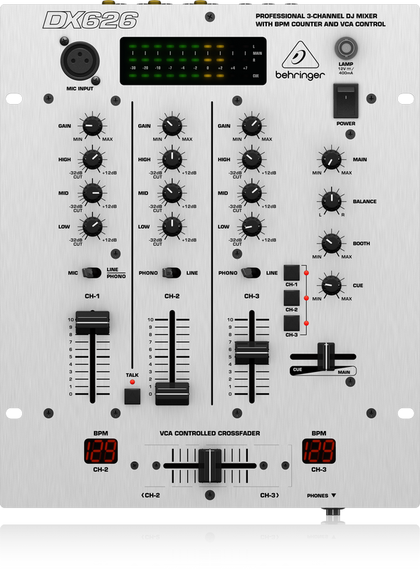 BEHRINGER DX626 Mezclador para DJ mezcladores dj dx-626