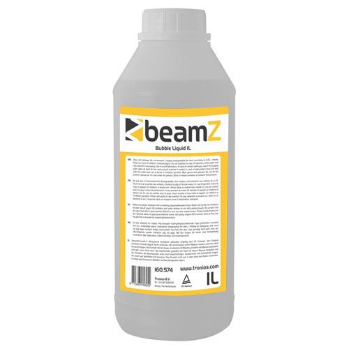 BEAMZ 160574 Liquido de burbujas para maquinas de burbujas.1 litro en liquido burbujas para maquinas disco