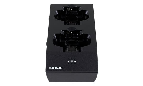 Shure SBC200-E Cargador doble Dock. Carga 2 baterías Ion-Litio y / o 2 transmisores de mano SBC200-E