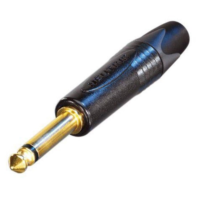 Neutrik NP2 X-B Conector Jack 6,3 mm mono negro NP2X-B Jack 6,3 mm