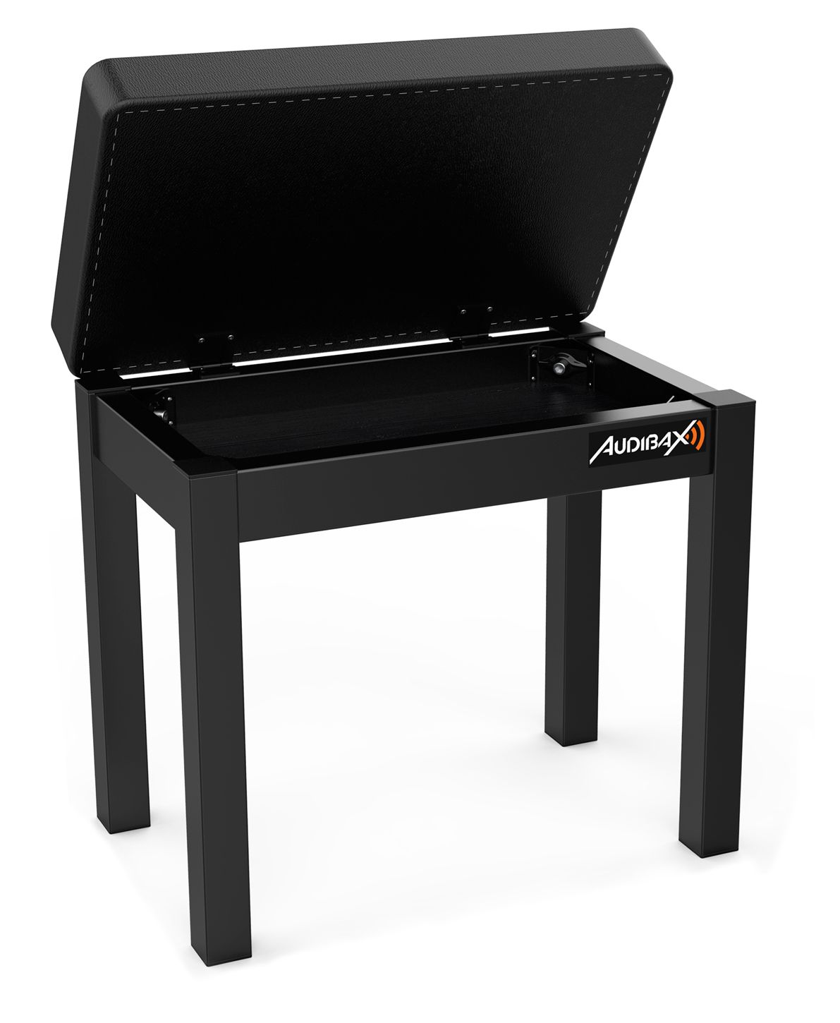 Audibax KB200B Banco para Piano/Teclado con Compartimento Almacenamiento KB200B