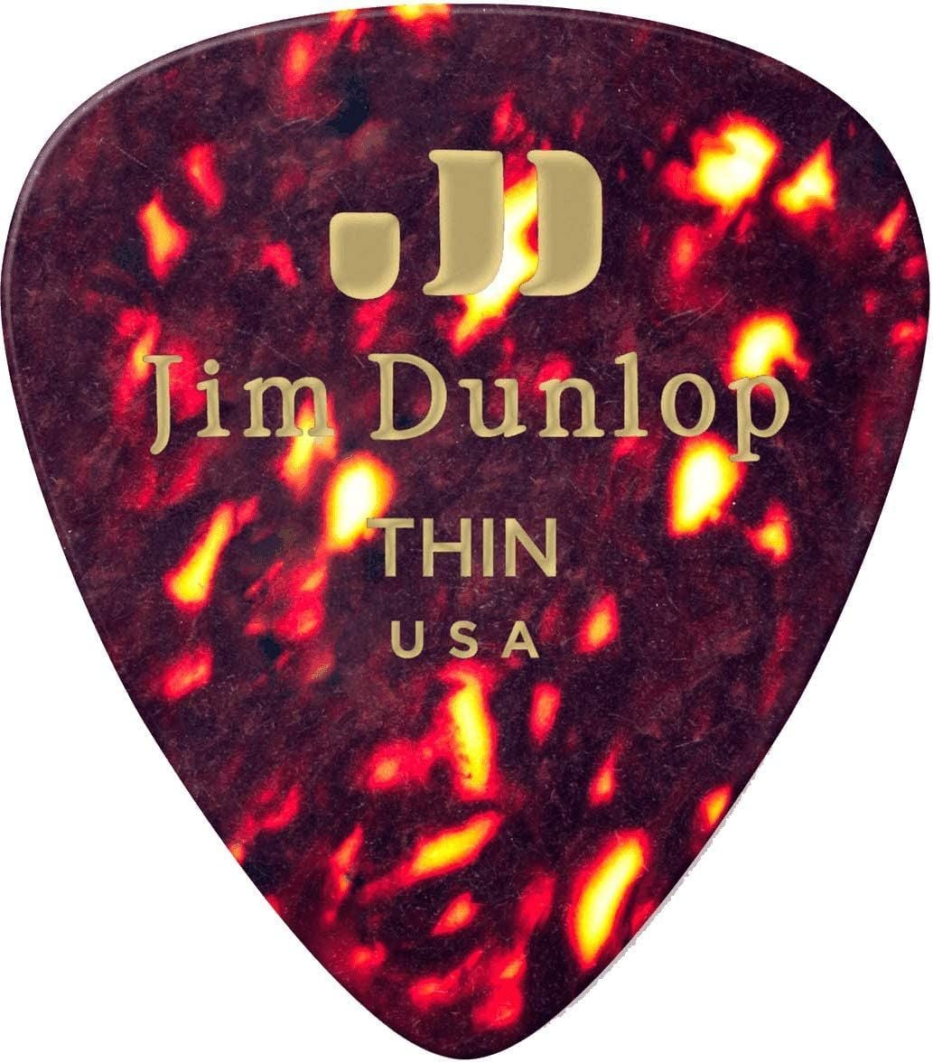 Dunlop Celluloid Shell Thin Pack de 12 Un. 483P05TH