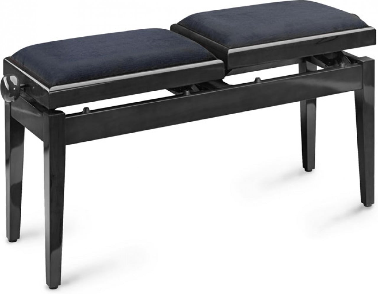 Stagg PB245-BKP-VBK Banco Doble Piano Negro PB245-BKP-VBK