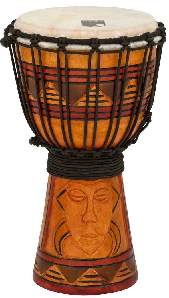 Toca Percussion TODJ-10TM Tribal Mask Djembe Origins Series TODJ-10TM