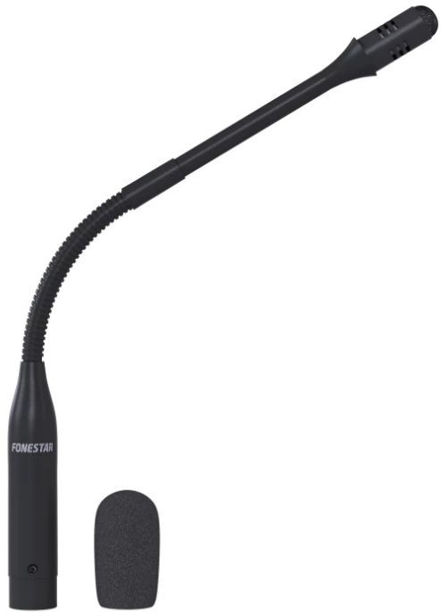 Fonestar MICFLEX-C32 Micrófono de Condensador Electret Unidireccional con Flexo MICFLEX-C32