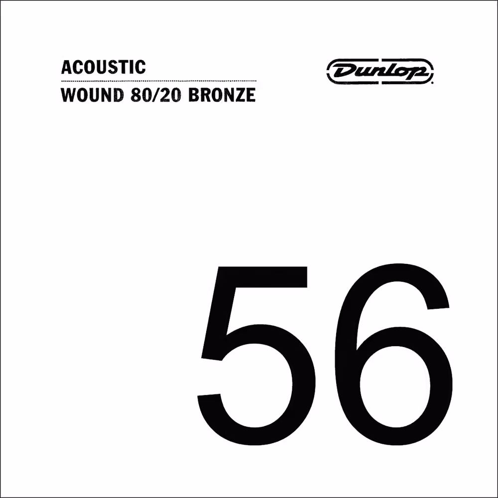 Dunlop Cuerda Acústica Dunlop 80/20 Bronze .056 CDUDAB56