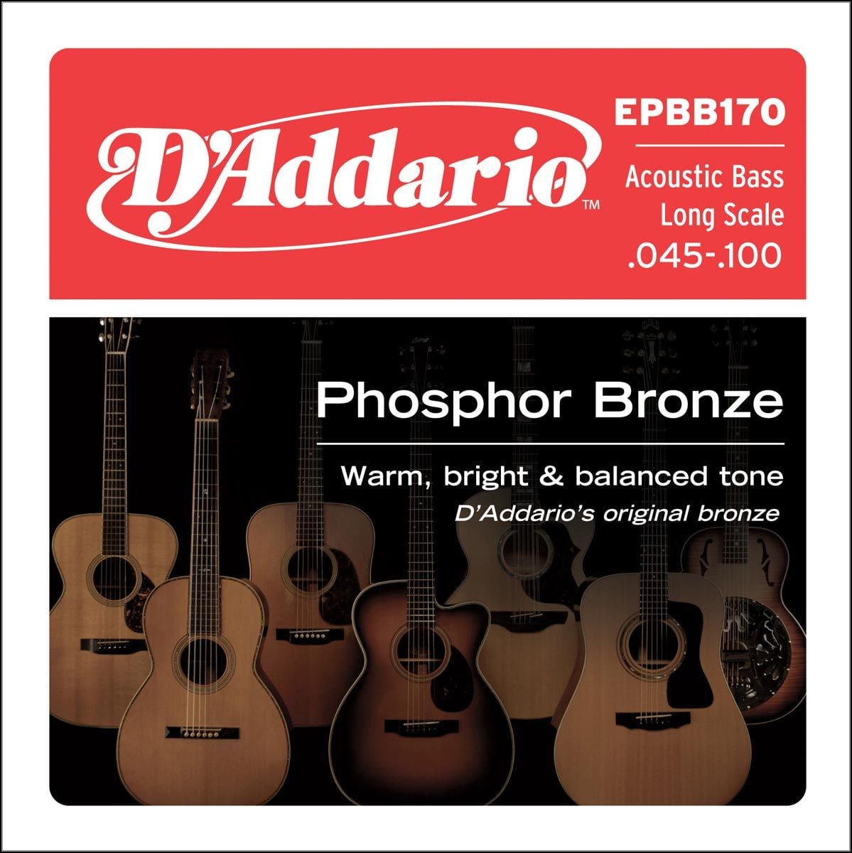 D Addario EPBB-170 Cuerda Bajo Acustico EPBB-170