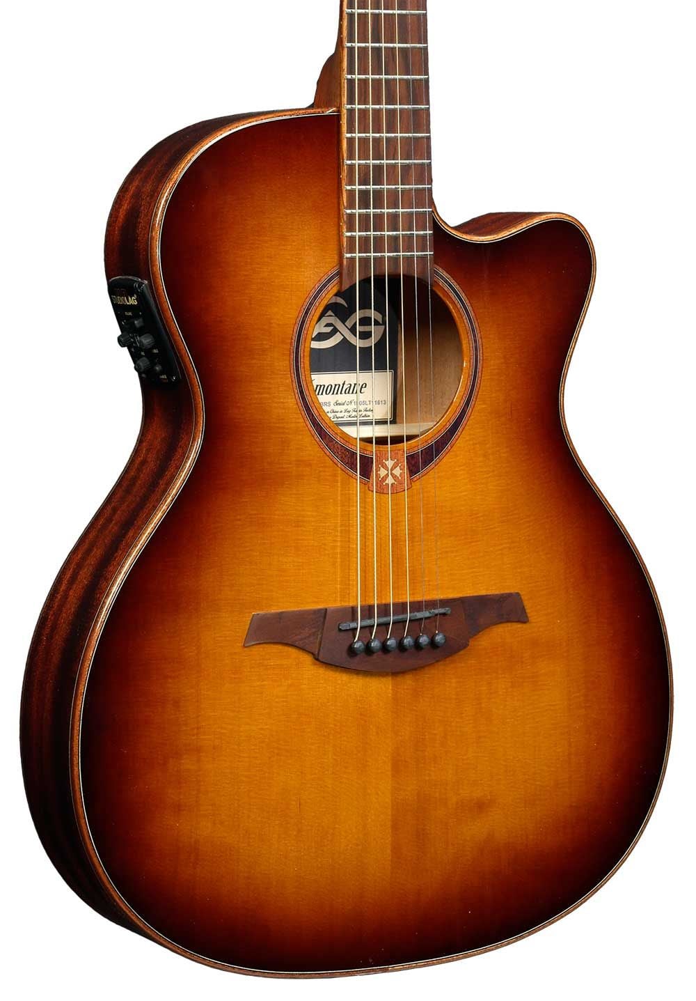 LAG T118ASCE-BRS Guitarra Electro Acústica Tipo Auditorium Slim con Cutaway Serie Tramontane T118ASCE-BRS