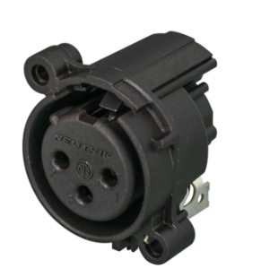 Neutrik NC 3 FAH 1-0 Conector XLR Hembra de 3 Polos NC 3 FAH 1-0