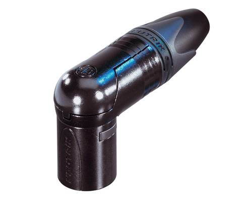 Neutrik NC3 MRX-B Conector XLR Acodado 3 Pines ORO NC3MRX-B