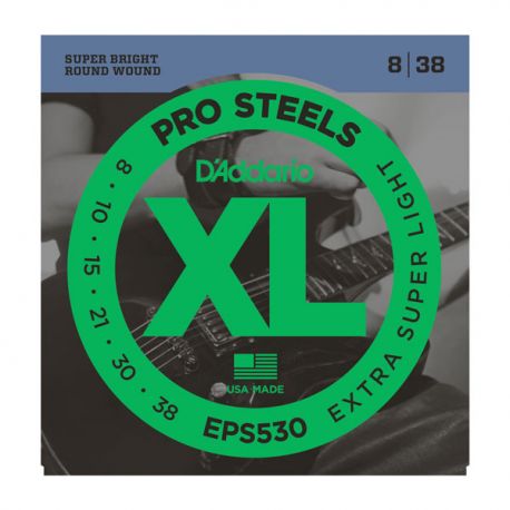 D´addario ESP530 Juego de Cuerdas para guitarra eléctrica ESP530 Prosteel Super Light