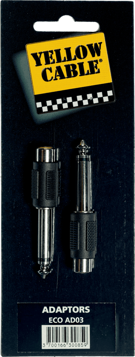 Yellow Cable ECO-AD03 Adaptador de Jack Macho a RCA Hembra ECOAD03
