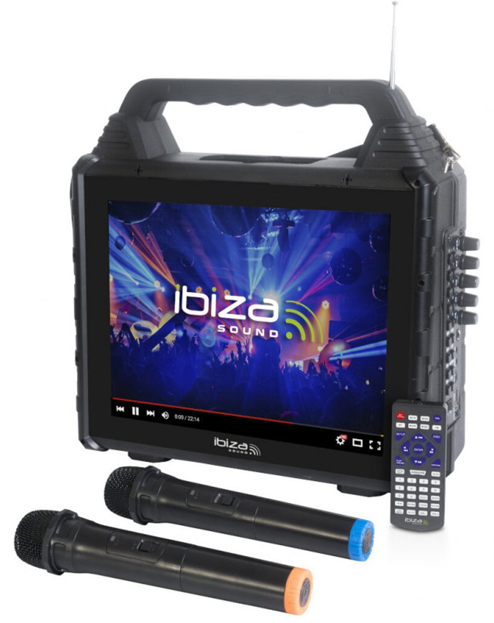 Ibiza Sound KARAVISION Altavoz Portátil para Karaoke KARAVISION