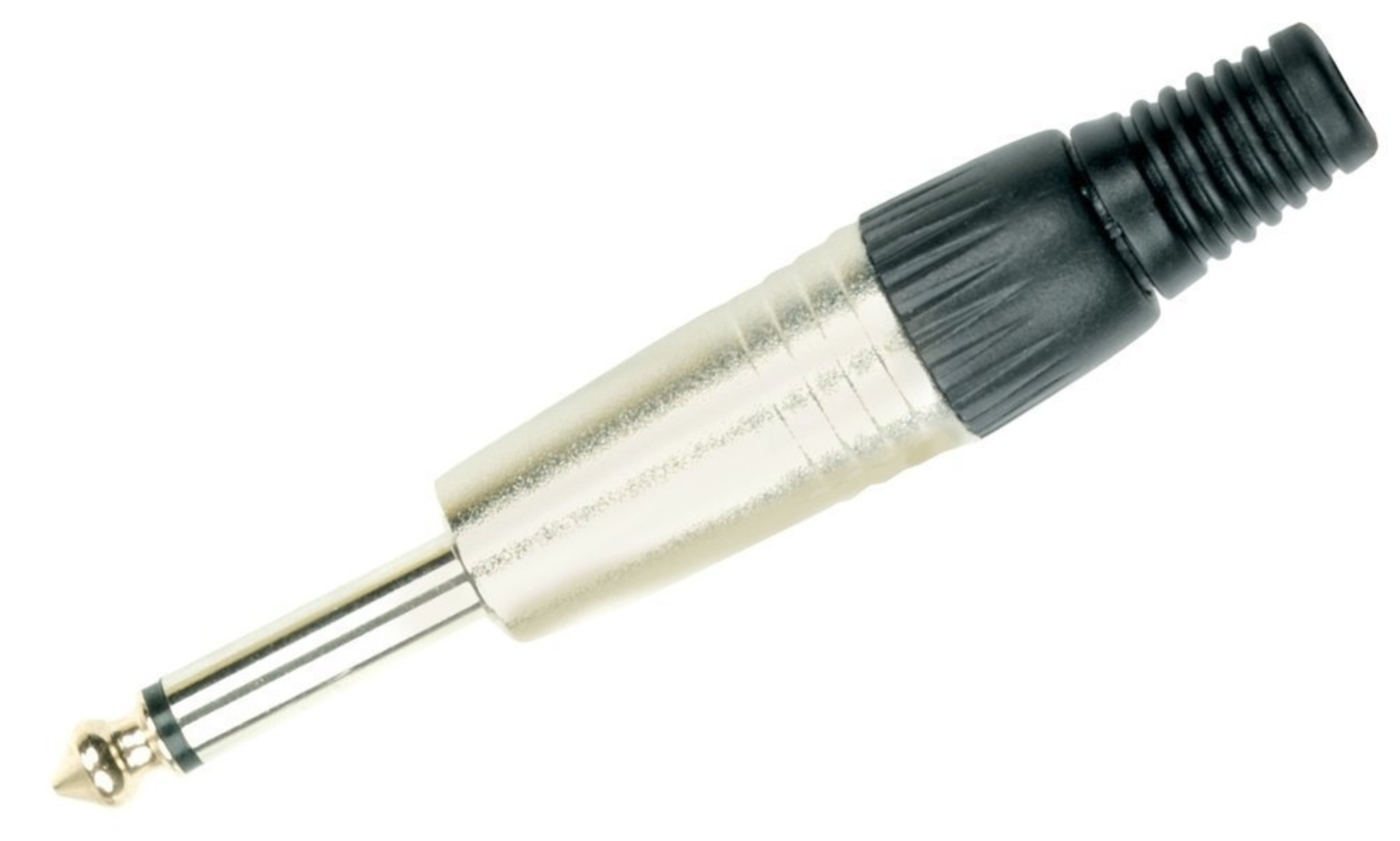 Gewa Conector Jack mono 6,3mm Negro y Gris Conector Jack mono 6,3mm Negro y Gris