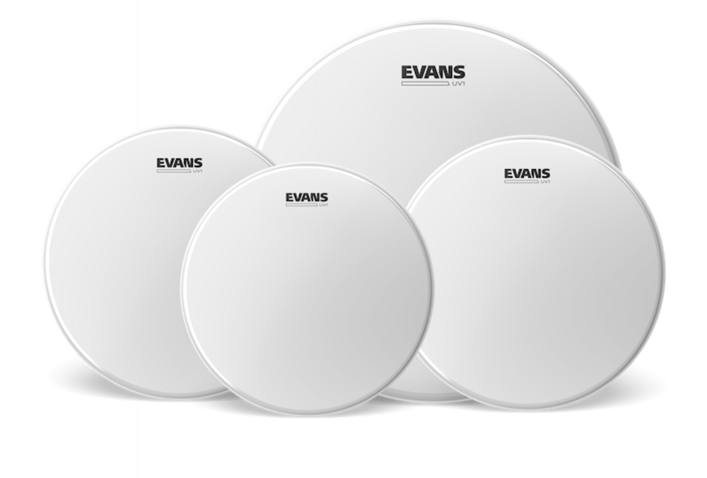 Evans UV1 Pack Rock Recubierto (10", 12", 16") con Batería de Caja UV1 de 14" UV1 Pack Recubierto (10", 12", 16") con Batería
