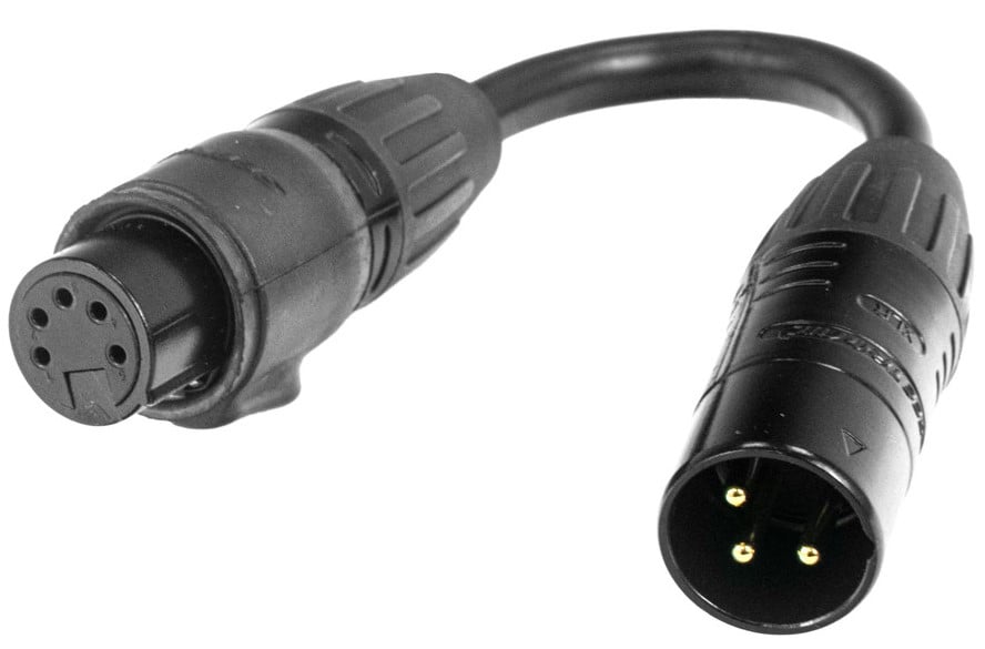 ADJ DMX 3-pines M a 5-pines F IP65 DMX 3-pines M a 5-pines F IP65