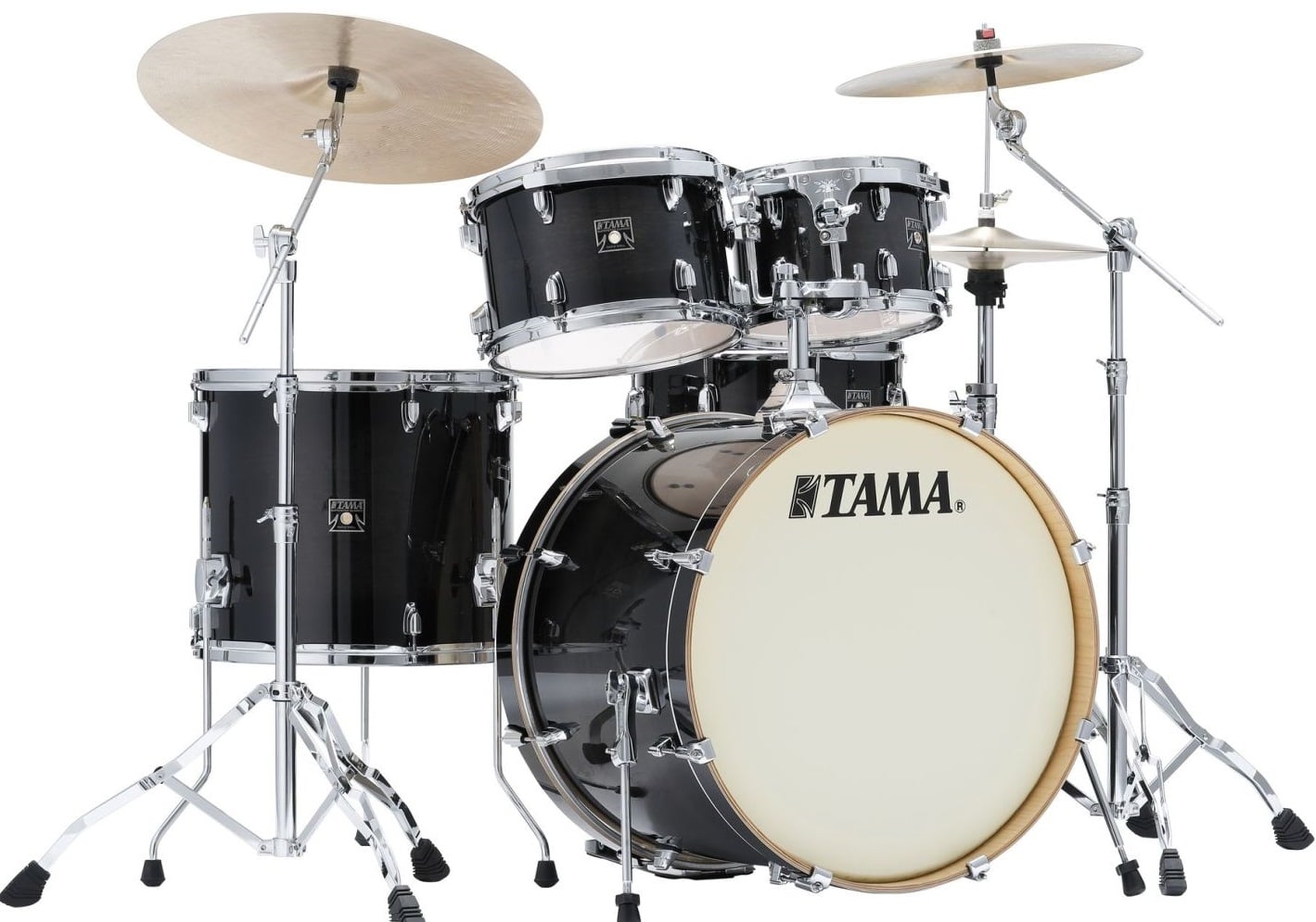 Tama CL52KR+H-TPB Superstar Classic Transparent Black Burst Set Batería Acústica CL52KR+H-TPB