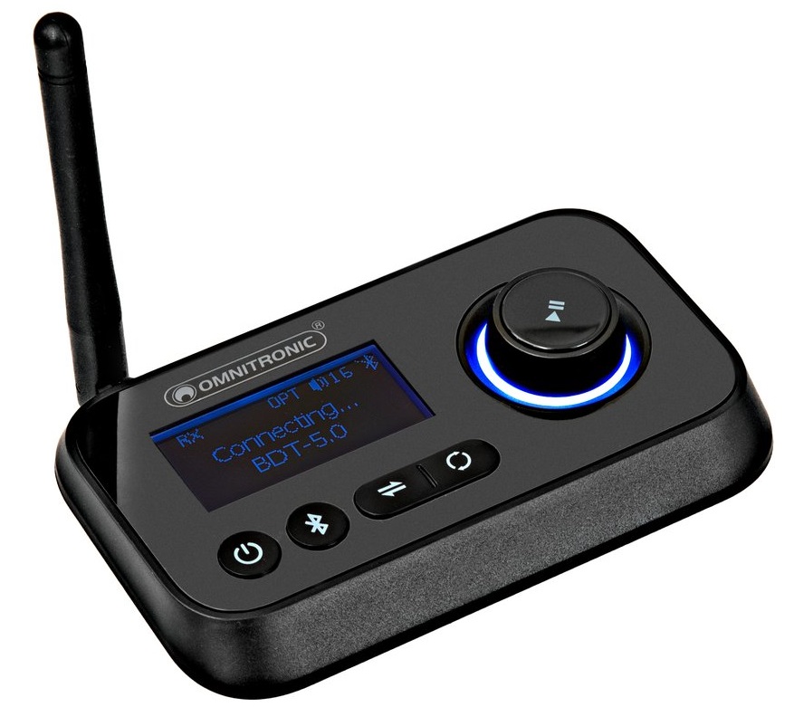 Omnitronic BDT-5.2PRO Aptx HD Bluetooth Transceiver BDT-5.2PRO