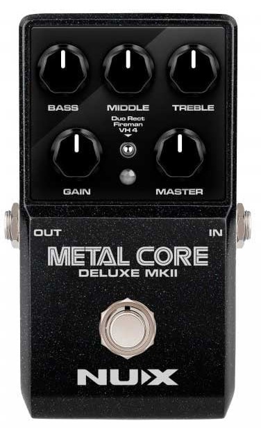 NUX Metal Core Deluxe MKII Pedal Distorsión Guitarra Metal Core Deluxe Mkii