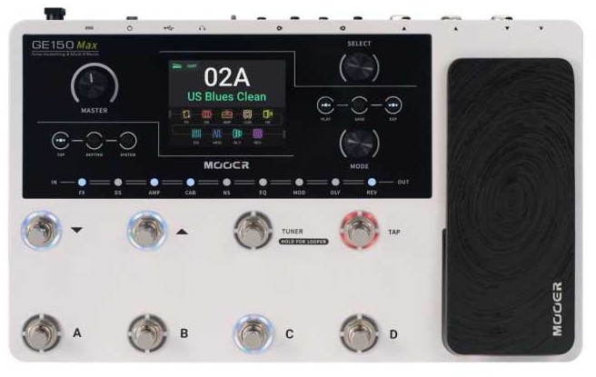Mooer GE150 MAX Pedalera Multiefectos Mooer GE150 MAX