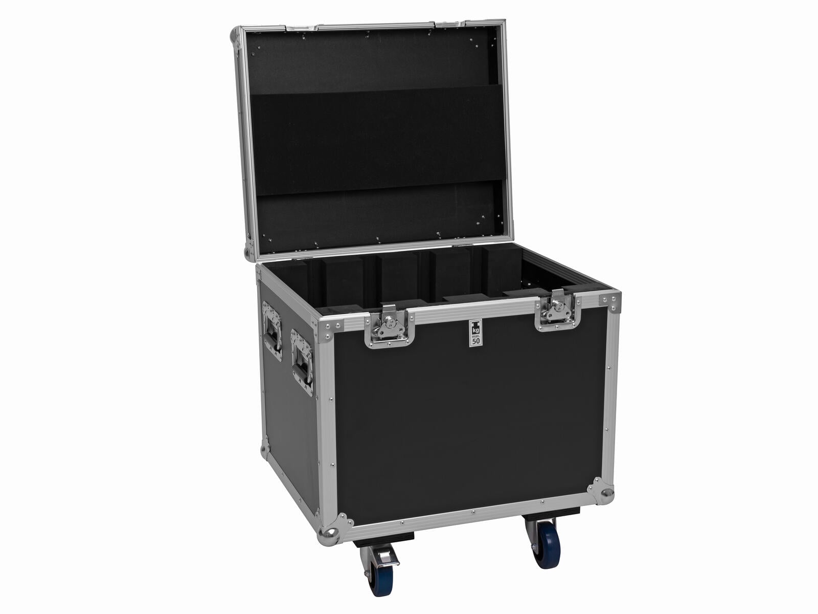 Roadinger RGB/WW Flightcase 4x Pixel Matrix Panel 5x5 con ruedas RGB/WW