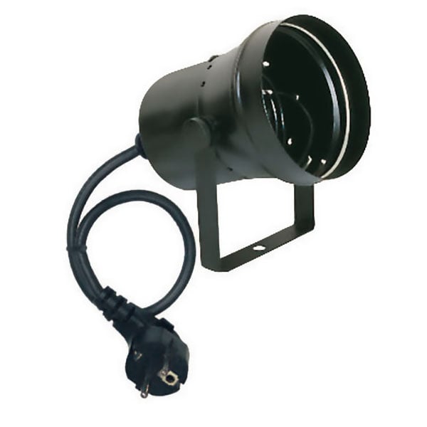 Showtec Parcan 36 Pinspot Carcasa Negra para Foco 30205 Parcan 36 Pinspot 30205