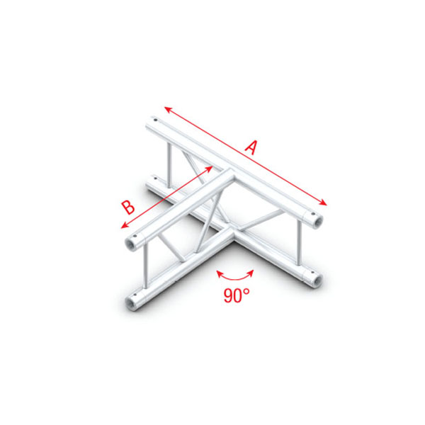Showtec T-Cross vertical Cruceta en T Vertical Para Truss FS30017V T-Cross vertical FS30017V
