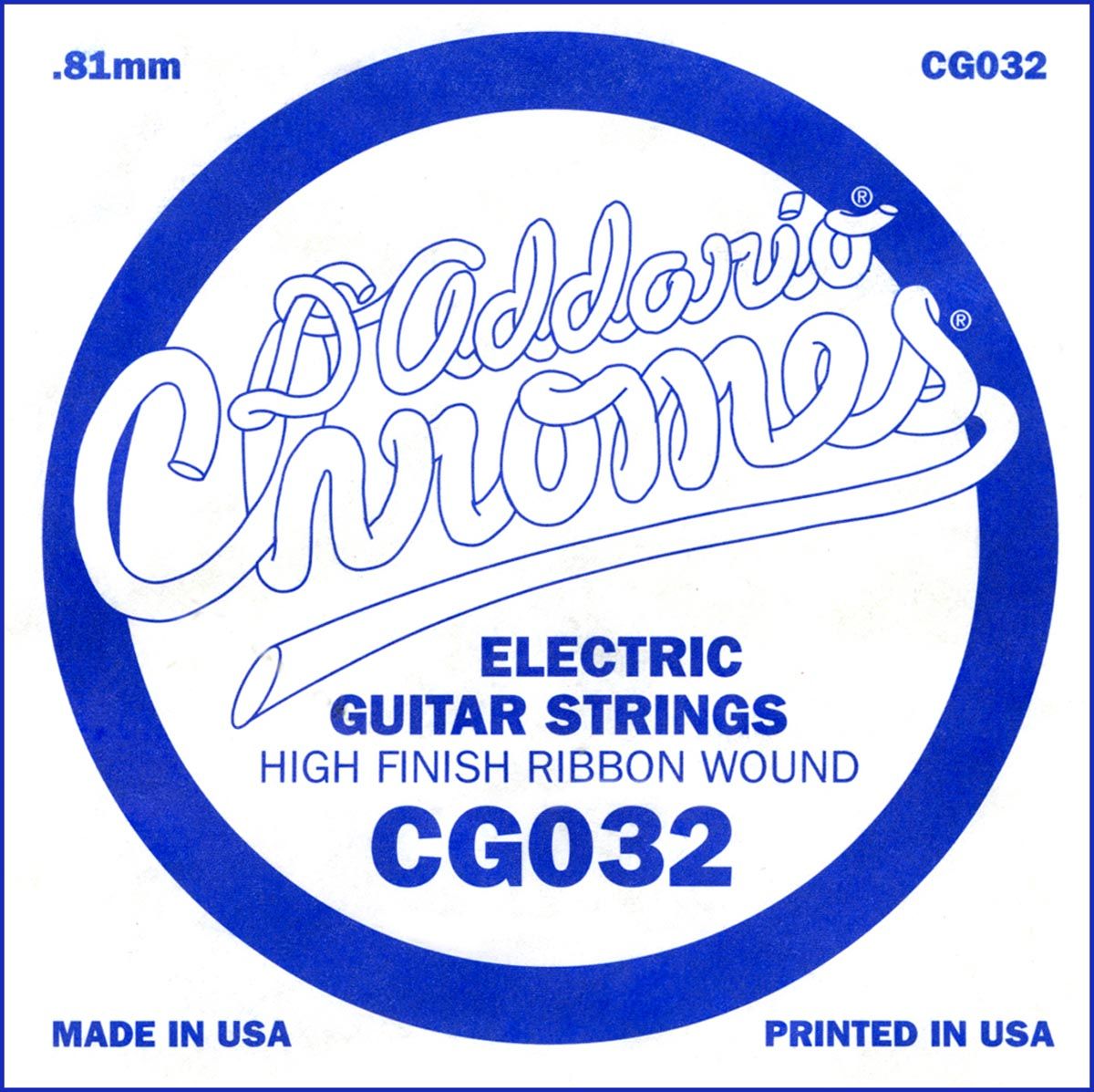 D´addario CG032 Cuerda Suelta para Guitarra Eléctrica CG032