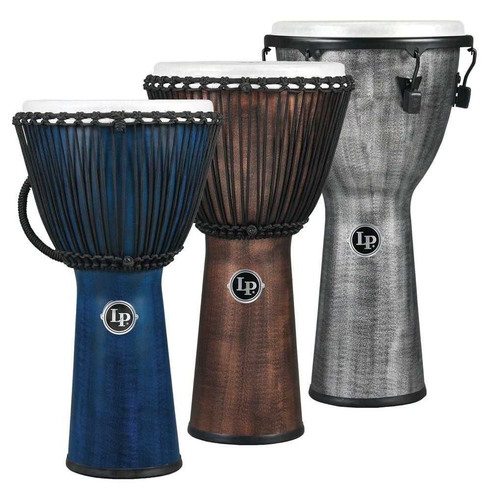 LP Djembe World Beat FX Afinación por cuerda Azul 11 Pulgadas, LP724B Djembe World Beat FX Afinación por cuerda Azul