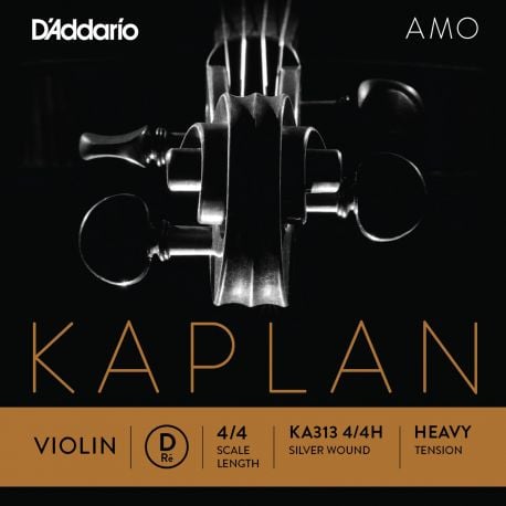 D´addario KA313 Cuerda Kaplan Amo Hight Re (D) para violín 4/4 KA313 4/4H Kaplan Amo Violin D