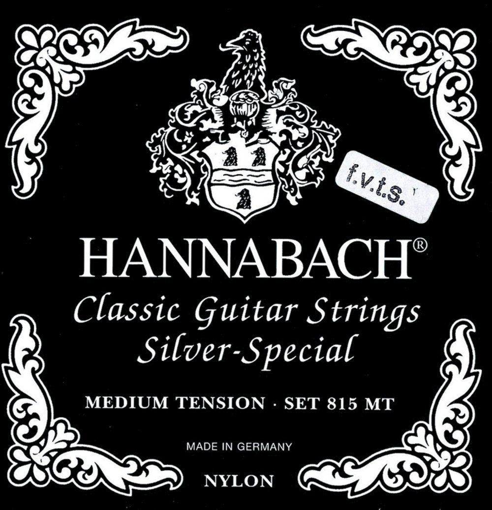 Hannabach 815FMT Cuerdas para guitarra clásicaMedium/High tension 815FMT