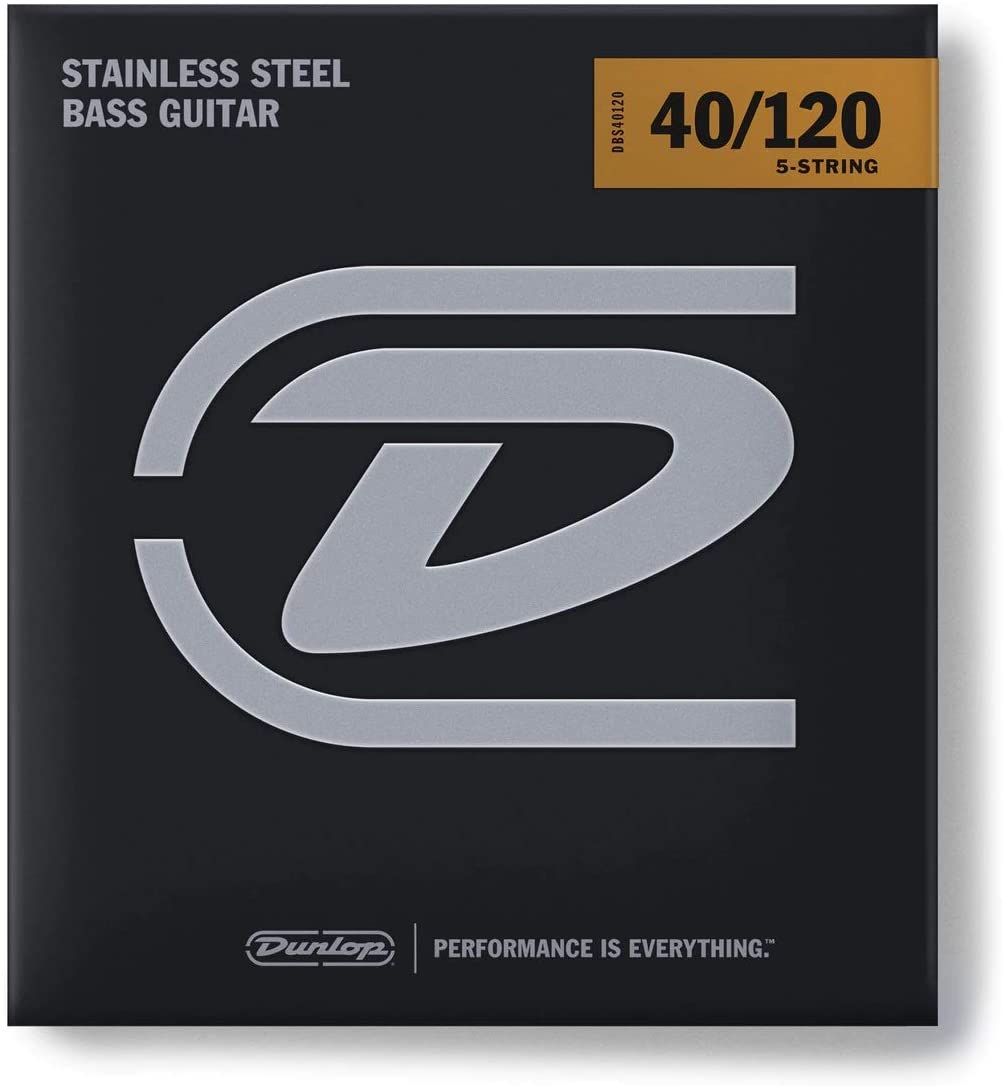 Dunlop DBS40120 Juego Cuerdas Bajo Stainless Steel 5 St. 40-120 DBS40120