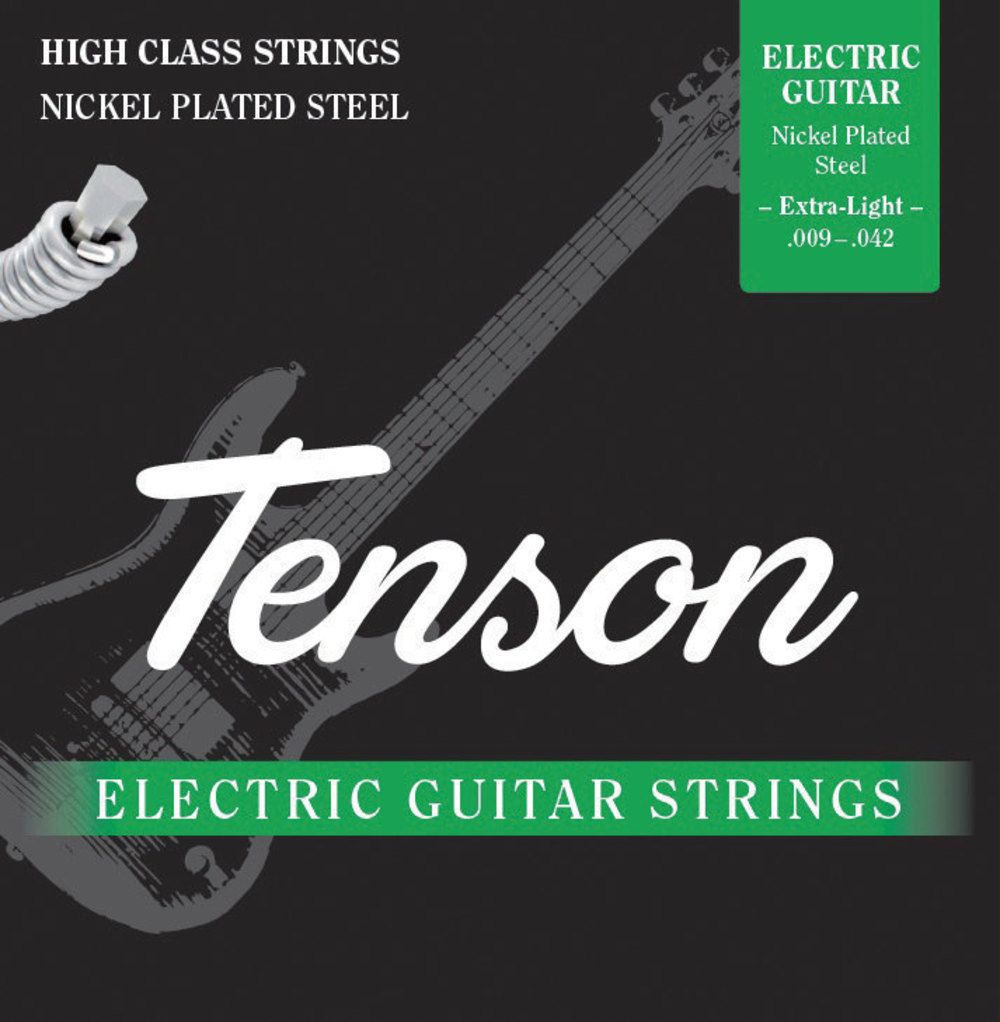 Gewa F600800 Cuerdas Guitarra Eléctrica Tenson Níquel .009-.042, Extra Light F600800