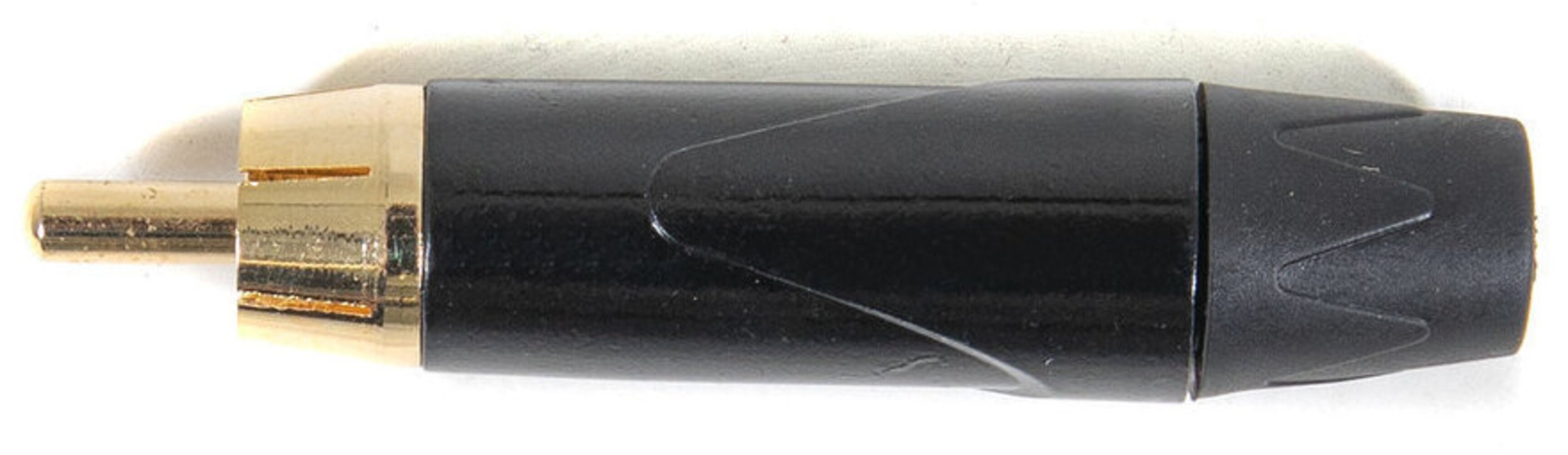 Gewa Conector RCA Aro Negro Chapado en Oro  Conector RCA Aro Negro Oro