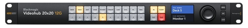 Blackmagic VHUBSMAS12G020020 Videohub 20x20 VHUBSMAS12G020020