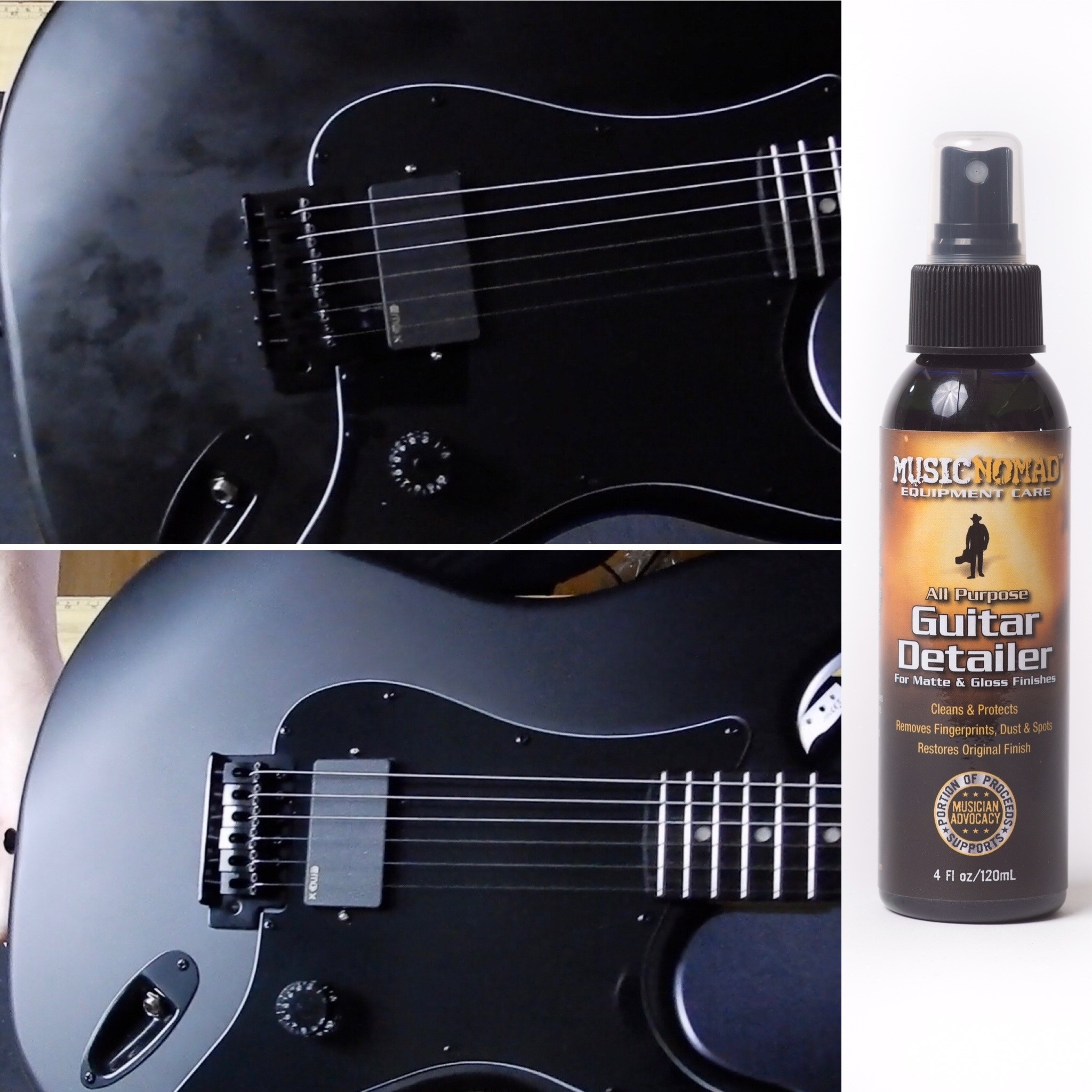 MusicNomad Limpiador En Spray Para Guitarras Acabado Mate / Brillo MN100