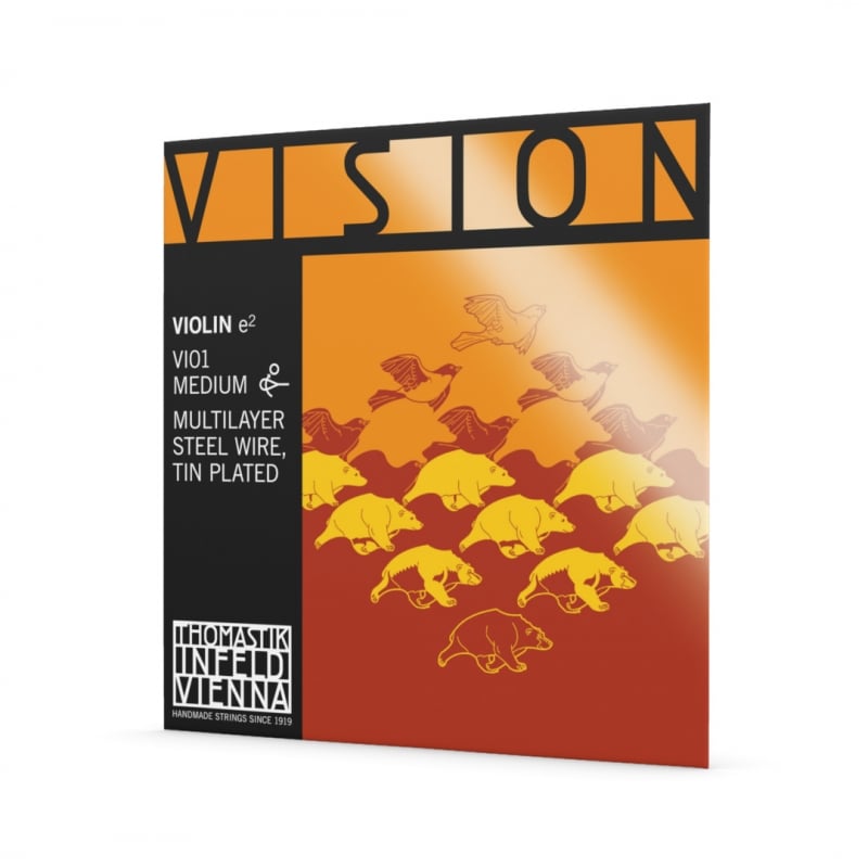 Thomastik Cuerda de violín Vision 1ª Mi Bola removible Medium ACCOVIVI118