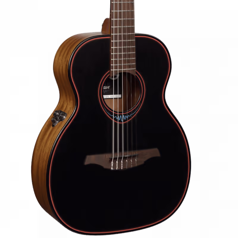 LAG GLHTNBW1TE Guitarra Acústica Travel Nylon A/E Blue Wave 1 GLHTNBW1TE