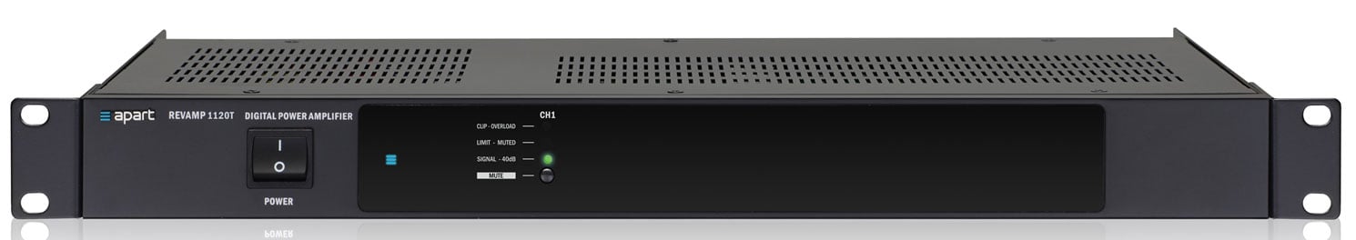 Apart Biamp REV AMP1120T Etapa de potencia digital monocanal, 120W  100V / 4 ohms REV AMP1120T