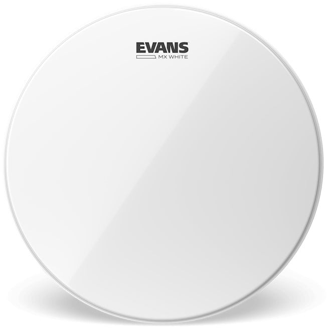 Evans Parche Blanco de 8" Evans MX White Marching Tenor Drum Head 8 Inch