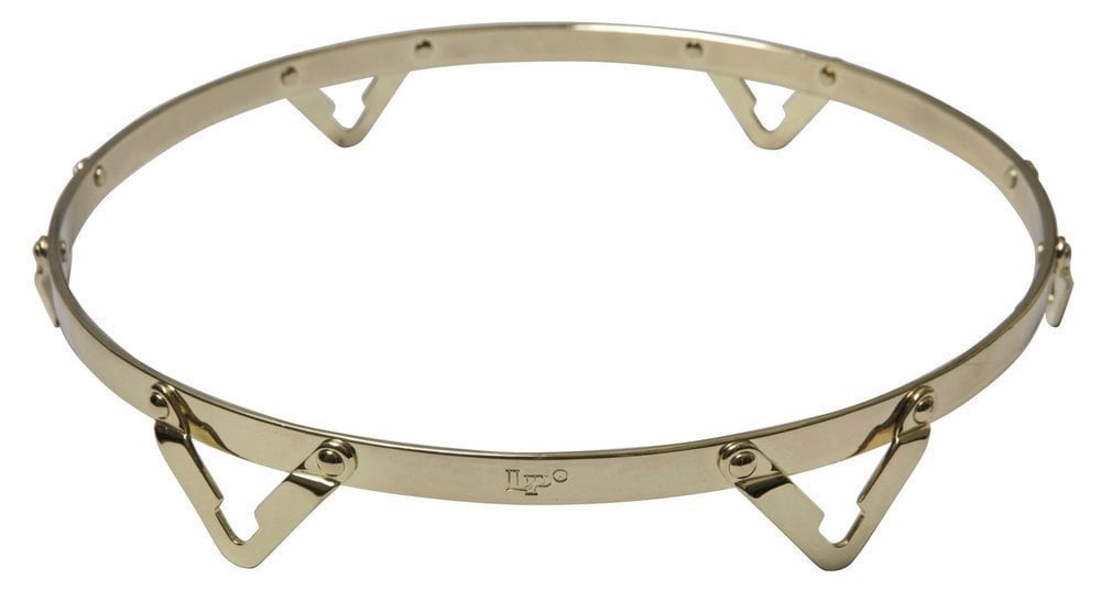 Latin Percussion 11 3/4\" Conga | 6 orificios Aro Conga Traditional Gold LP753C