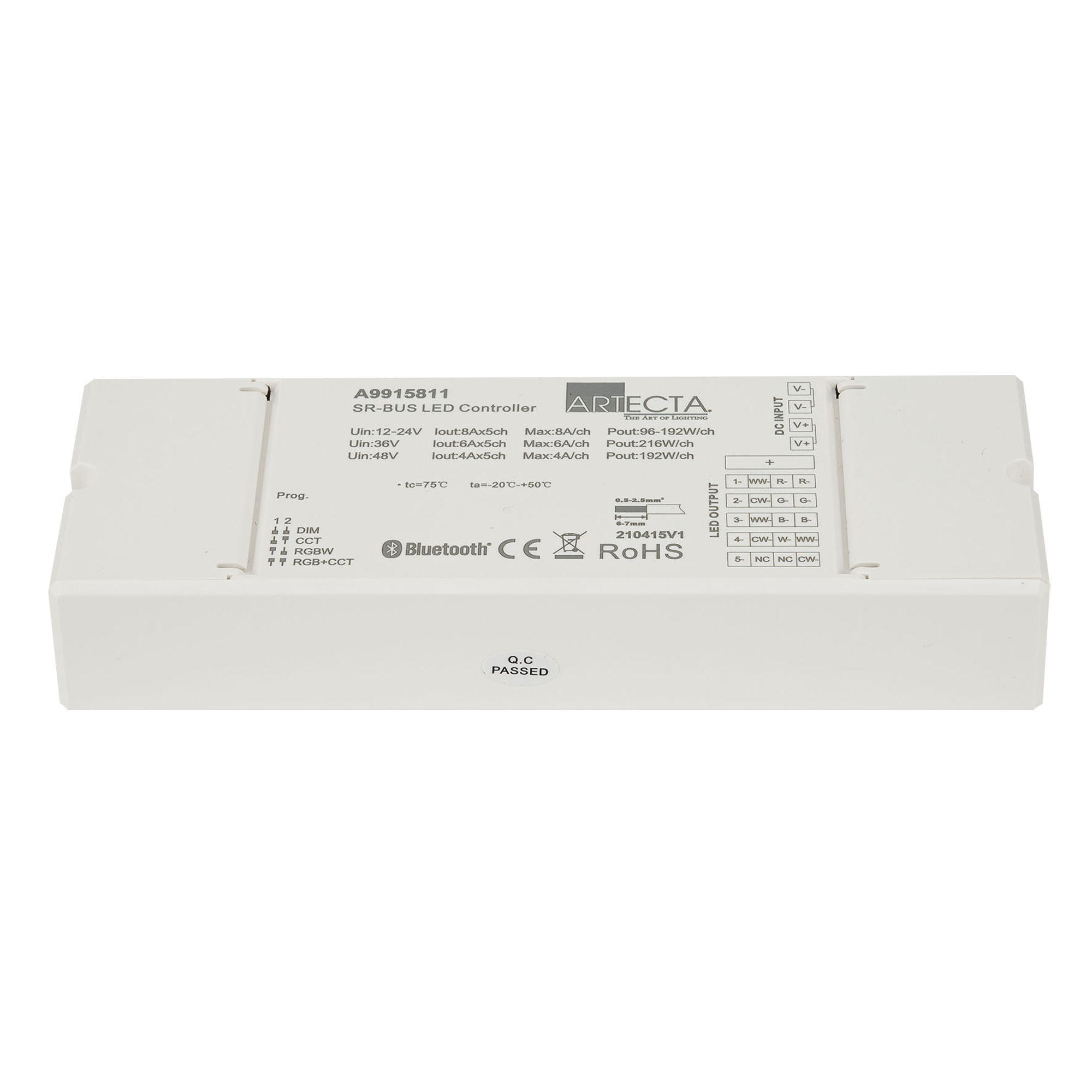 Artecta Controlador de tiras LED RGB(W) todo en uno A9915811
