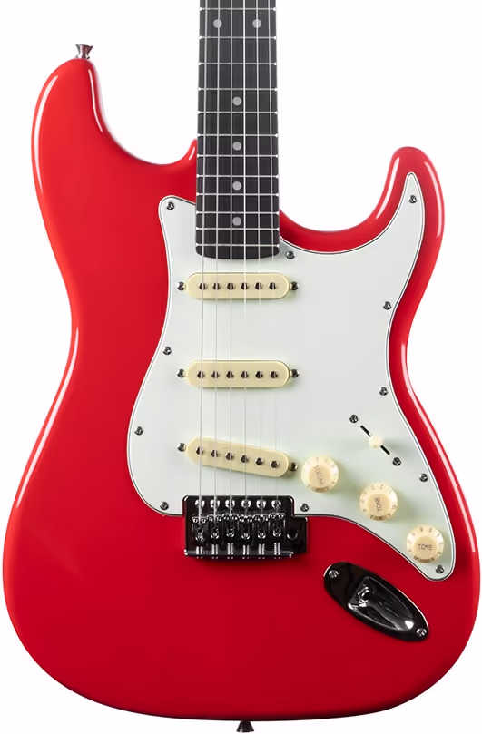 EKo GEEST300-RED Guitarra Eléctrica Strato St300 - Roja GEEST300-RED